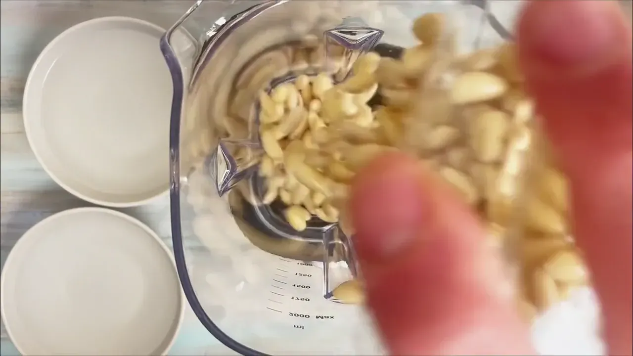Soak the blanched almonds in ample water for at least 8 hours or overnight, then drain and rinse thoroughly.